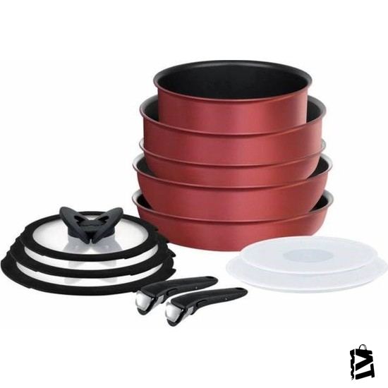 Tefal L6599253 Titanium Ingenio Character Büyük Set Kırmızı - 2100111869 - Elden Taksitle Sözleşmeli Senetli Alışveriş