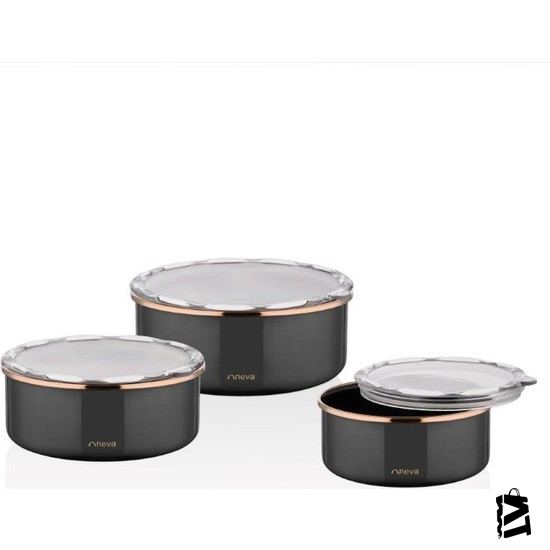Neva N2775 Sweet Premium Bitter 3 Lü Emaye Saklama Kabı - Elden Taksitle Sözleşmeli Senetli Alışveriş
