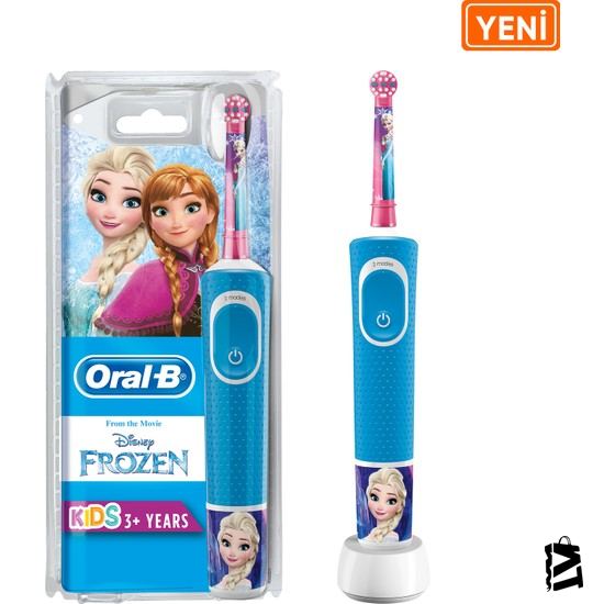 Oral-b çocuklar İçin şarj Edilebilir Diş Fırçası D100 Frozen özel Seri - Elden Taksitle Sözleşmeli Senetli Alışveriş