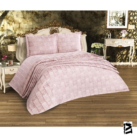 Cotton House Dora Tek Kişilik Lavanta Yatak örtüsü - Elden Taksitle Sözleşmeli Senetli Alışveriş