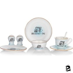 Schafer Bonn 32 Parça Kahvaltı Takımı Mavi MAV01