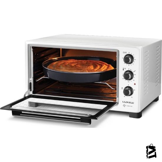 Luxell Lx-13575 40 Lt Beyaz Mini Fırın - Elden Taksitle Sözleşmeli Senetli Alışveriş