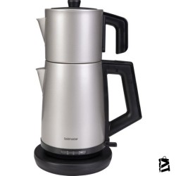 Goldmaster Akasya Çelik Çay Makinesi Çelik Silver
