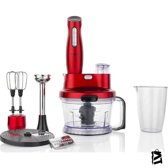 Schafer Meister Multi Blender Seti 17 Parça - Kırmızı - Elden Taksitle Sözleşmeli Senetli Alışveriş