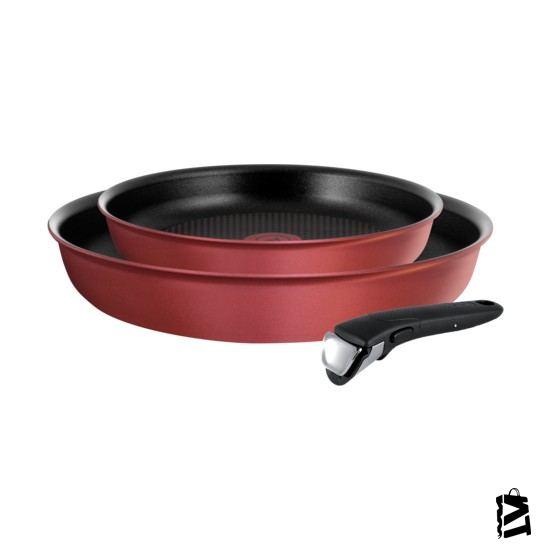 Tefal L6599053 Titanium Ingenio Character 3 Parça Tanışma Seti Kırmızı - 2100111867 - Elden Taksitle Sözleşmeli Senetli Alışveriş