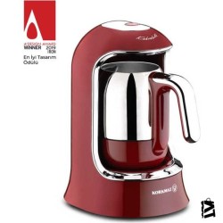 Korkmaz Kahvekolik Kahve Makinası Kırmızı 860-03