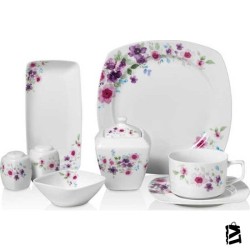Korkmaz A8611 Bonjour Coll. 28 P Kahvaltı Seti (Kare)