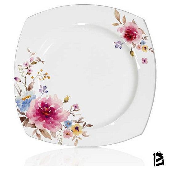 Korkmaz A8610 Bonjour Coll. 28 P Kahvaltı Seti (kare) - Elden Taksitle Sözleşmeli Senetli Alışveriş