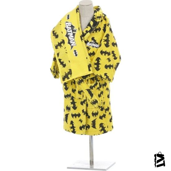 özdilek Batman Dark Lisanslı Havlu Bornoz Set Sarı 7-8 Yaş - Elden Taksitle Sözleşmeli Senetli Alışveriş