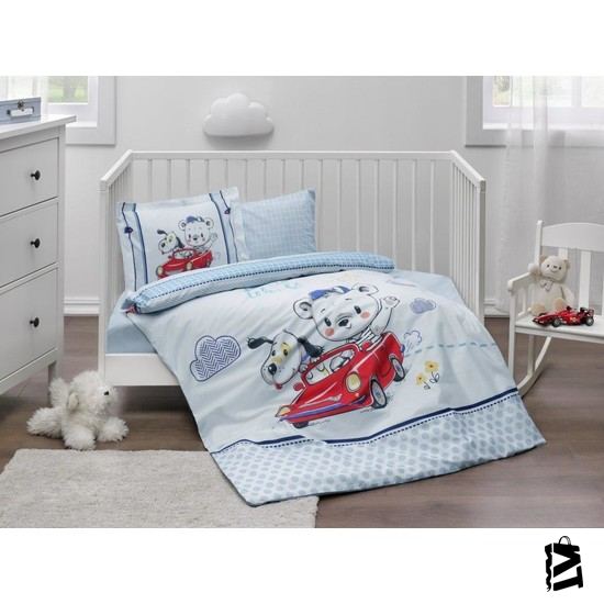 özdilek Hello World Tek Kişilik Bebe Nevresim Takımı - Elden Taksitle Sözleşmeli Senetli Alışveriş