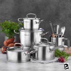 Korkmaz A1166 Proline 24 x 20 cm Ekstra Derin Tencere (Satin)