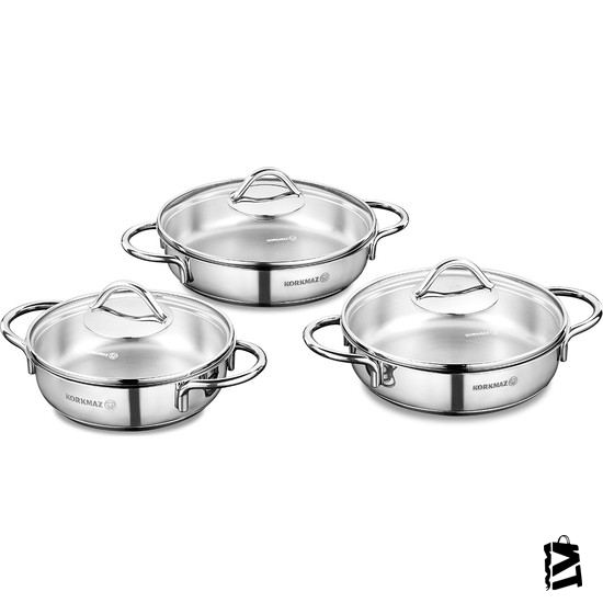 Korkmaz A 1805 6 Parça Tombik Omlet Takım - Elden Taksitle Sözleşmeli Senetli Alışveriş