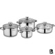 Korkmaz Aqua 8 Parça Tencere Seti - Elden Taksitle Sözleşmeli Senetli Alışveriş
