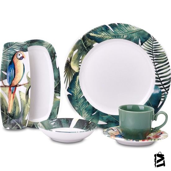 Korkmaz Natura Collection 26 Parça Kahvaltı Takımı - Elden Taksitle Sözleşmeli Senetli Alışveriş