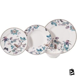 Korkmaz Vanessa Collection 24 Parça Yuvarlak Yemek Takımı A8878