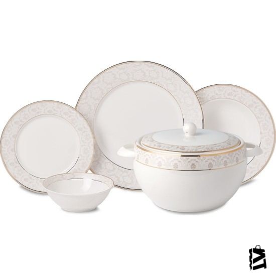 Korkmaz Perla Collection 60 Parça Yemek Takımı - Elden Taksitle Sözleşmeli Senetli Alışveriş