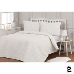 Özdilek Tek Kişilik Nakışlı Yatak Örtüsü Care Krem 180 x 250 cm