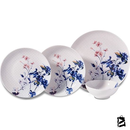 Korkmaz Gardena Collection 24 Parça Yuvarlak Yemek Takımı - Elden Taksitle Sözleşmeli Senetli Alışveriş
