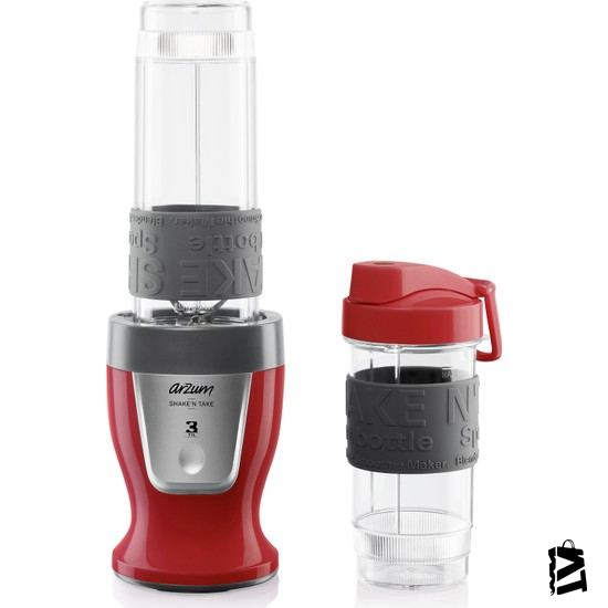 Arzum Ar1032 Shake’n Take Kişisel Blender - Kırmızı - Elden Taksitle Sözleşmeli Senetli Alışveriş