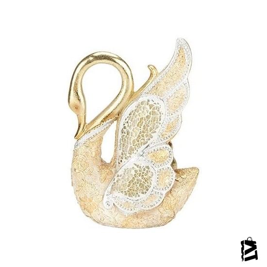 Biev Polyester 14 Cm Taşlı Gold Kuğu Biblo Lnk557 - Elden Taksitle Sözleşmeli Senetli Alışveriş