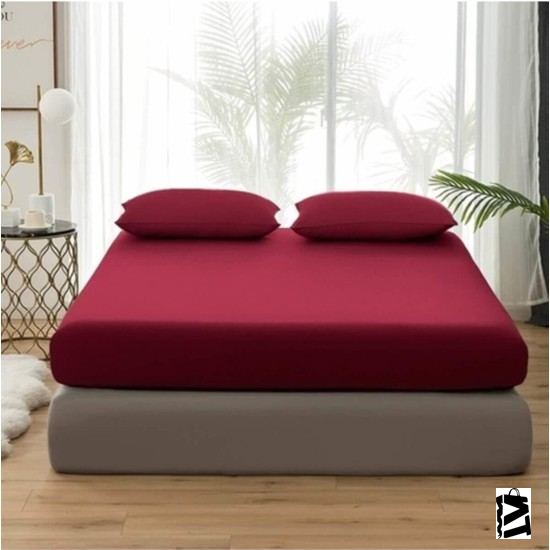 özdilek çarşaf Fitted Yastıklı Ranforce 100x200 Bordo Trendy - Elden Taksitle Sözleşmeli Senetli Alışveriş