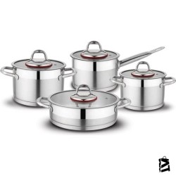 Schafer Krista 8 Parça Inox Çelik Tencere Seti