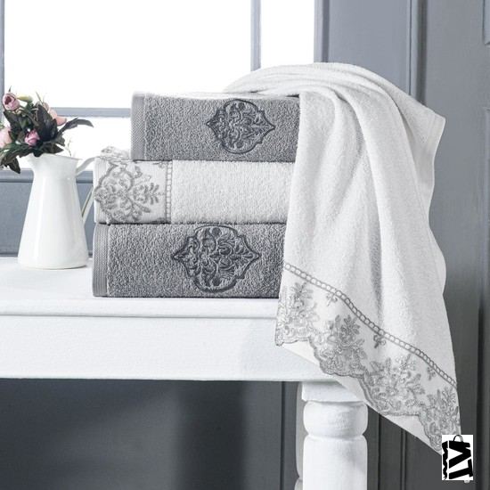 Schafer Joy Hamam Seti - 4 Parça - Gri