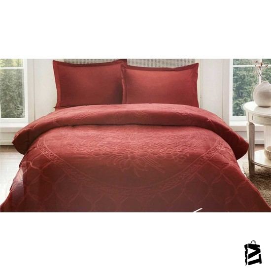 özdilek Trendy Battaniye çift Kişillik-bordo - Elden Taksitle Sözleşmeli Senetli Alışveriş