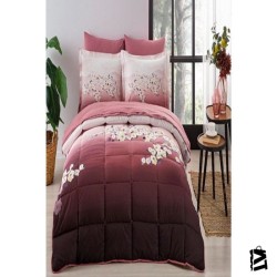 Özdilek Çift Kişilik Battaniye Desenli Daffodil Kiremit 200*240
