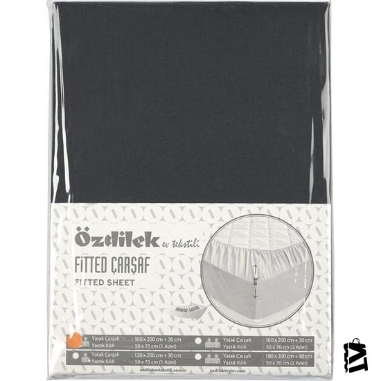 özdilek Trendy Battal Boy Lastikli Fitted çarşaf 180x200+30 - Elden Taksitle Sözleşmeli Senetli Alışveriş