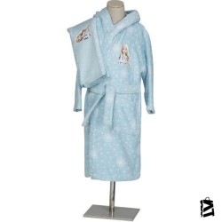Özdilek Frozen Snow Queen Disney Lisanslı Çocuk Havlu Bornoz Seti 11/12 Yaş