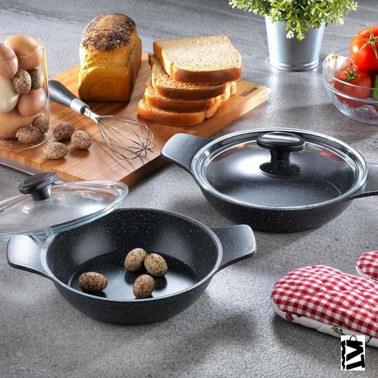 Schafer Sten Yanmaz Yapışmaz Döküm Sahan Seti 2 Li -20+22 Cm-gri - Elden Taksitle Sözleşmeli Senetli Alışveriş