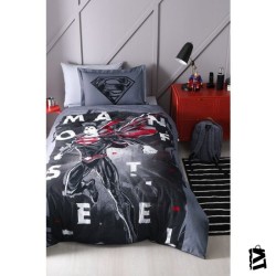 Özdilek Superman Steel Tek Kişilik Lisanslı Çocuk Nevresim Takımı