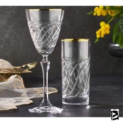 Canba Meltem Butik Altın 61 Parça Lüx Sofra Takımı