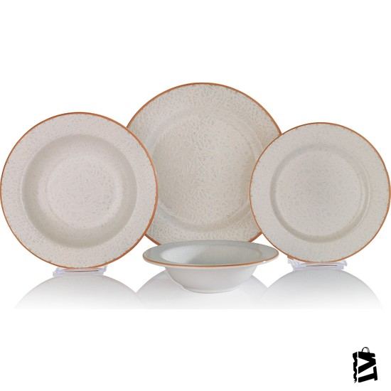 Schafer Alize Yemek Takımı-24 Parça-beyaz-01 - Elden Taksitle Sözleşmeli Senetli Alışveriş