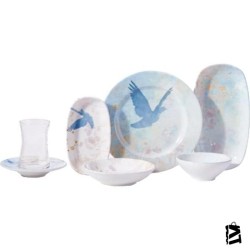 Korkmaz Doğa Collection 26 Parça Kahvaltı Takımı A8718