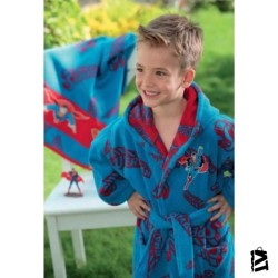 Özdilek Superman Blue Lisanslı Havlu Bornoz Set Mavi 9/10 Yaş