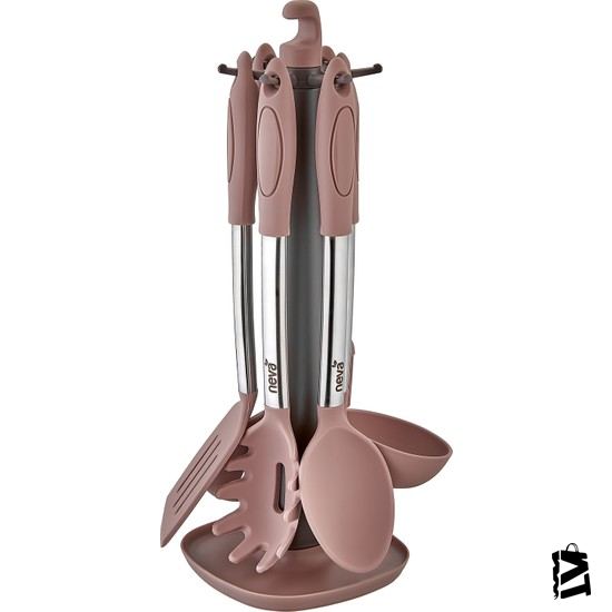 Neva N2470 Sweet 7li Kepçe Seti-rose Chocolate - Elden Taksitle Sözleşmeli Senetli Alışveriş