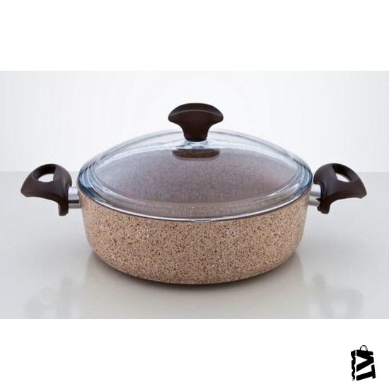 Falez Creamy Granitec 24 Cm Kısa Granit Tencere - Elden Taksitle Sözleşmeli Senetli Alışveriş
