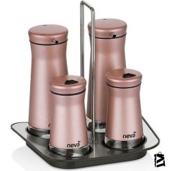 Neva N2493 Sweet Maxi 4'Lü Baharat Seti-Rose Chocolate