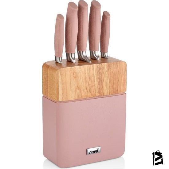 Neva N2591 Sweet Plus 5li Bıçak Seti -rose Chocolate - Elden Taksitle Sözleşmeli Senetli Alışveriş