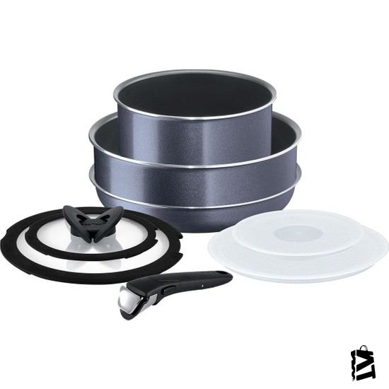 Tefal L2319172 Titanium Ingenio Elegance Orta Set Tencere Seti Siyah - 2100106633 - Elden Taksitle Sözleşmeli Senetli Alışveriş