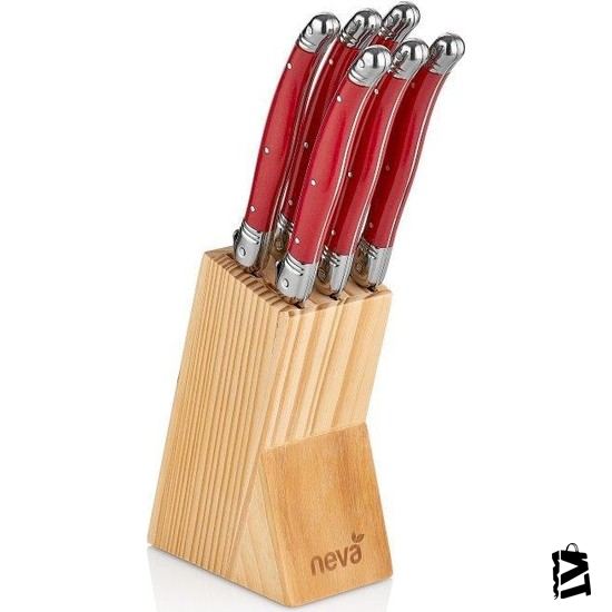 Neva N2573 Sweet 6lı Mini Bıçak Seti-kırmızı - Elden Taksitle Sözleşmeli Senetli Alışveriş