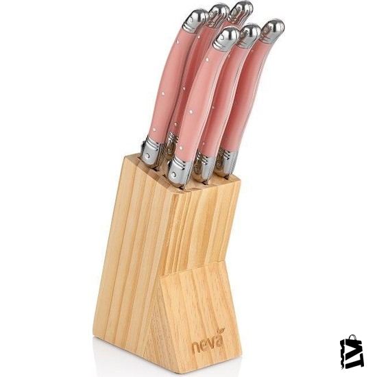 Neva N2574 Sweet 6lı Mini Bıçak Seti-pembe - Elden Taksitle Sözleşmeli Senetli Alışveriş